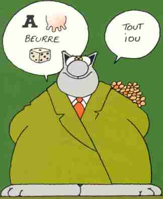 Carte anniversaire amusante chat