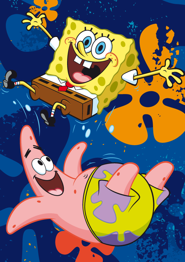 Carte anniversaire enfant Bob l'éponge