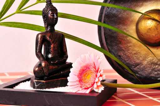 Carte Bouddhisme rose - Carte gratuite sur le Bouddhisme