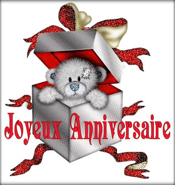 Carte Joyeux Anniversaire Ourson