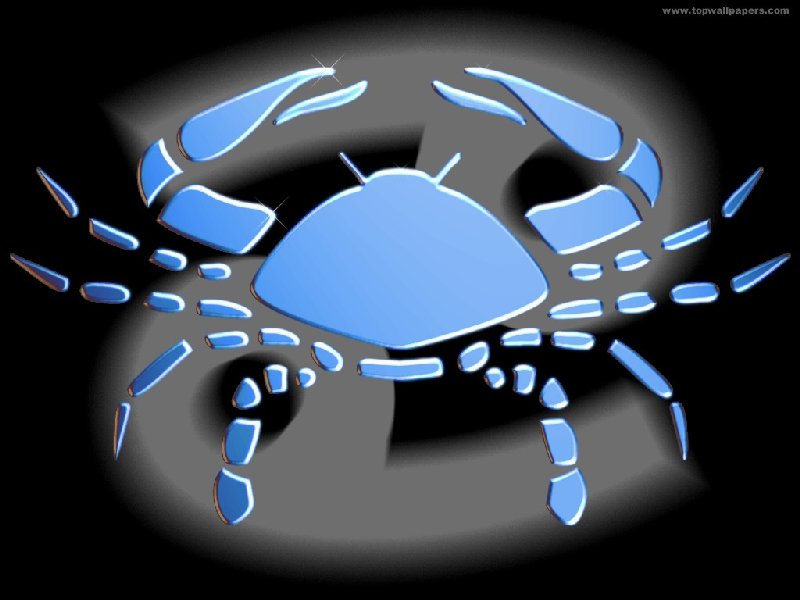Carte signe du zodiaque : Le cancer