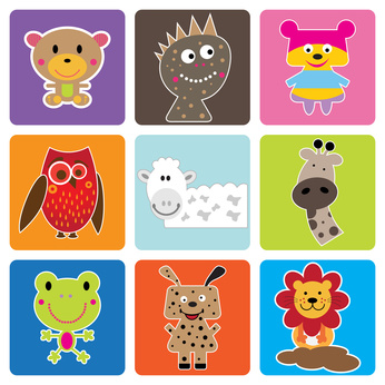 Carton d'invitation coloré pour enfant - Anniversaire enfant