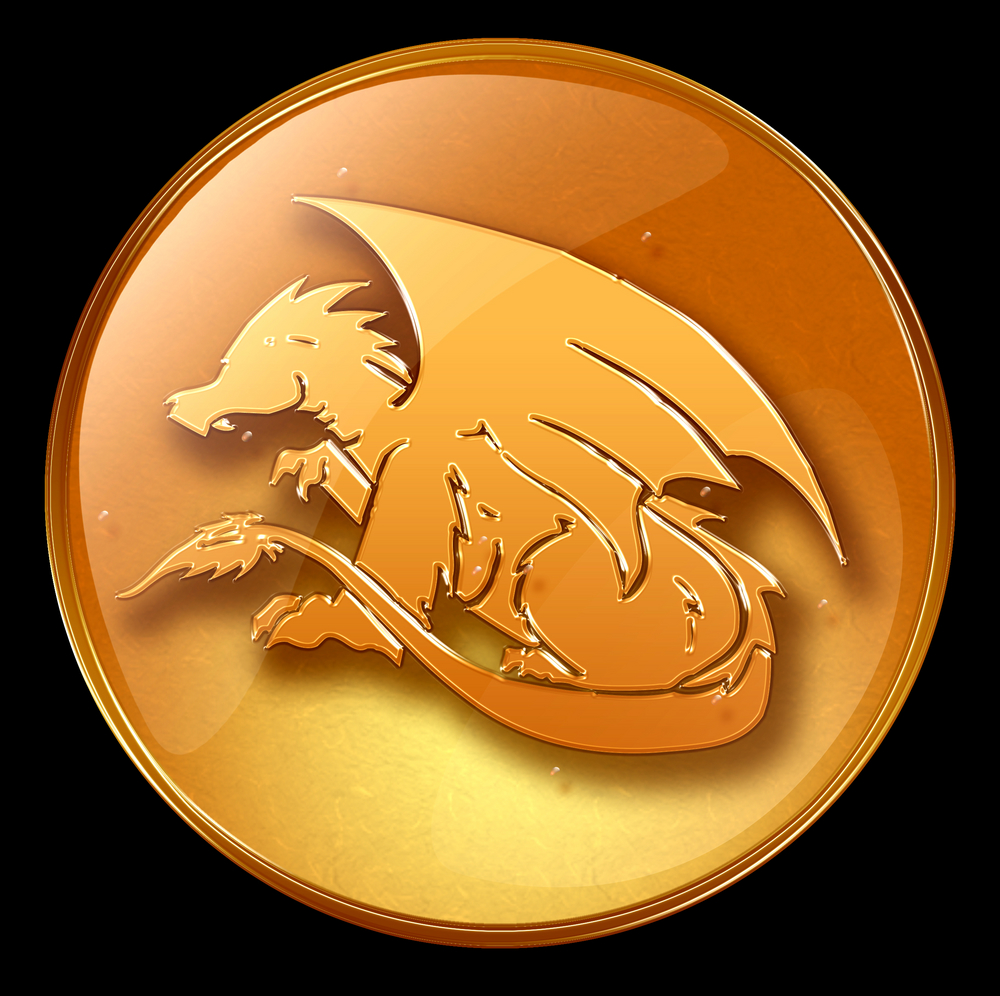 Ecarte dragon - Signe chinois dragon