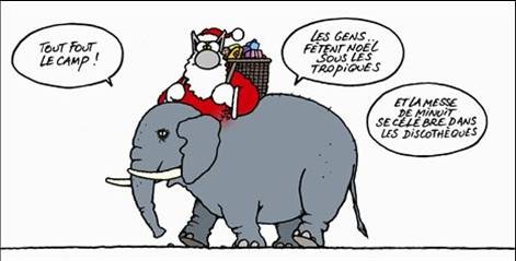 Carte C'est Noël Geluck