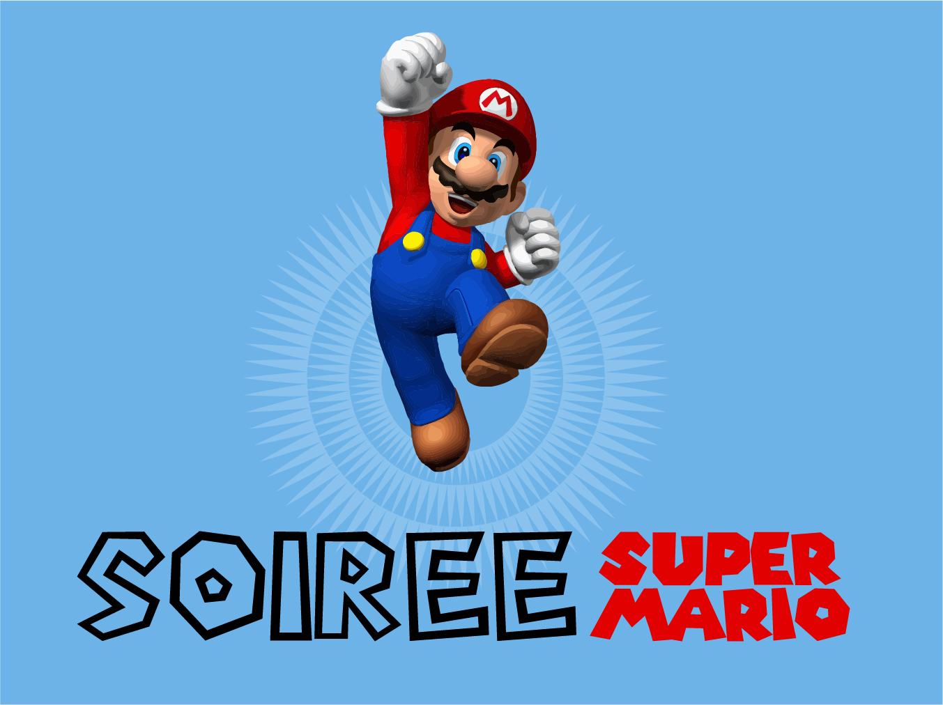 Invitation Super Mario