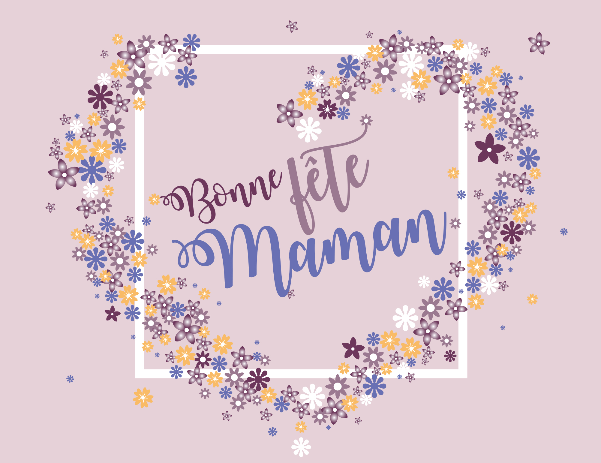 Carte gratuite pour souhaiter la fête des maman
