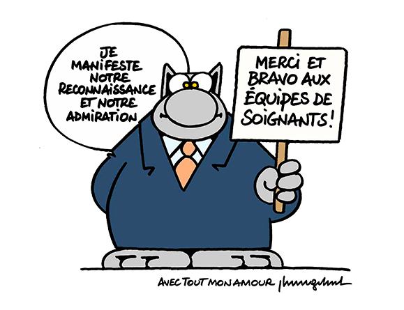 Carte gratuite : Je manifeste notre reconaissance et notre admiration