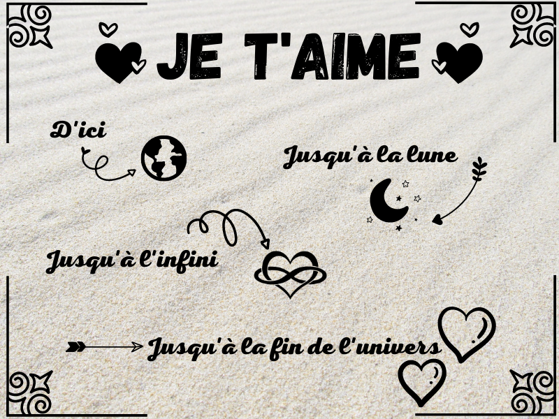 Je t'aime jusqu'à la fin de l'univers