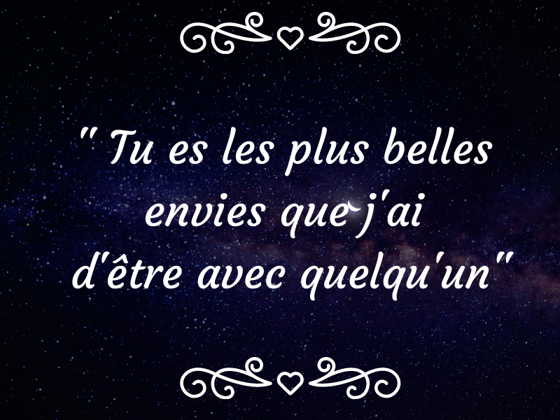 Joyeuse Saint Valentin - Ecarte bleue nuit