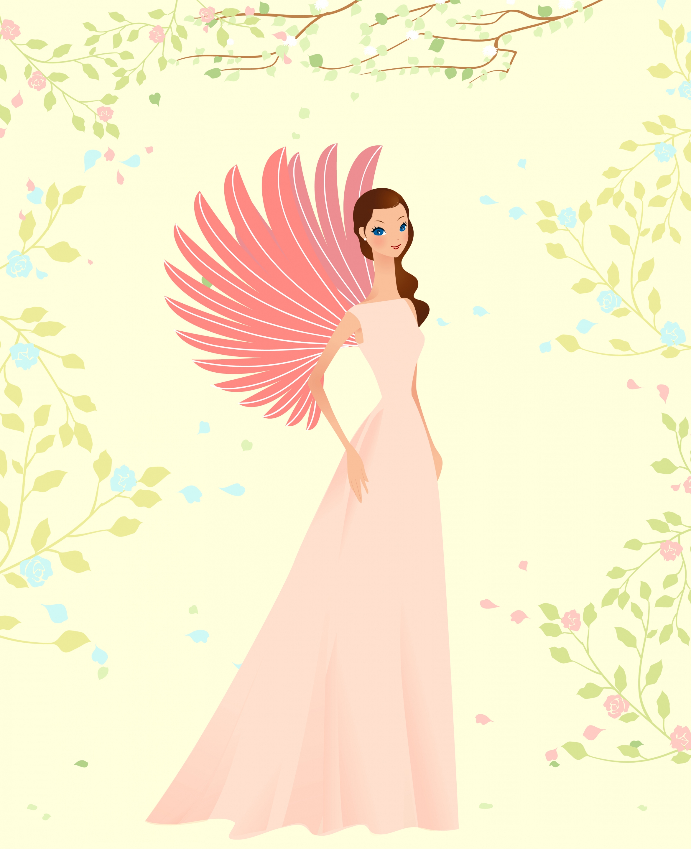 Joyeuse sainte catherine avec ange