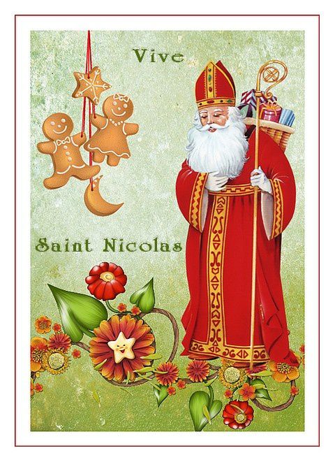 Carte gratuite pour souhaiter la saint Nicolas