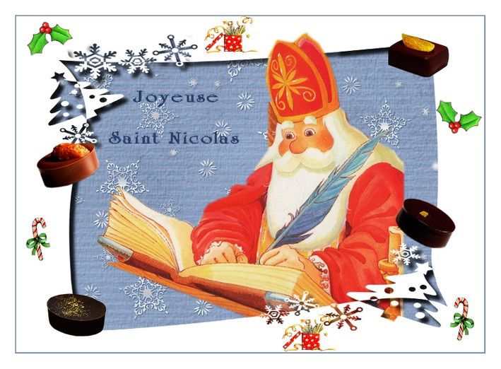 Carte gratuite pour saint Nicolas
