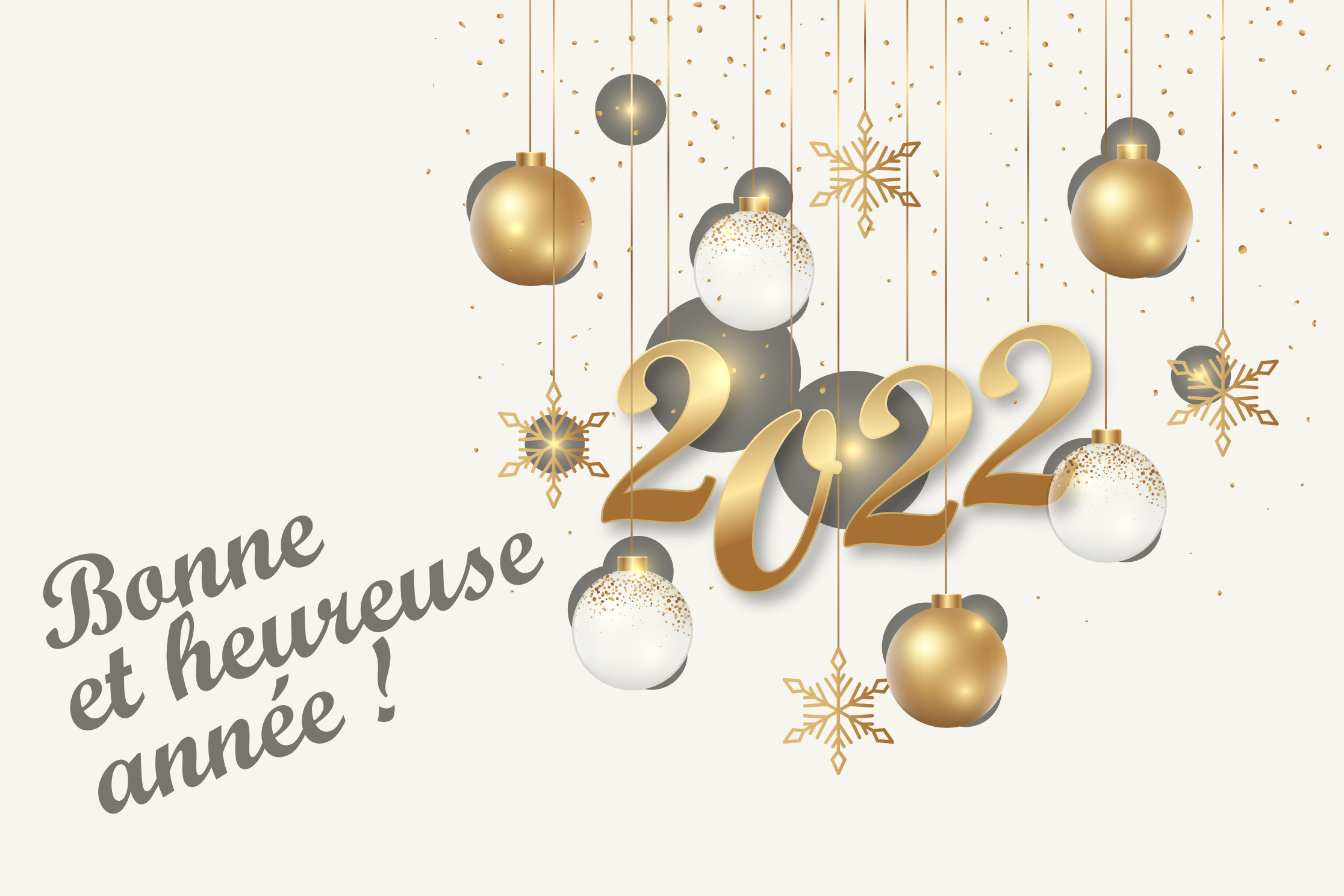 Bonne année ! Carte de Bonne année