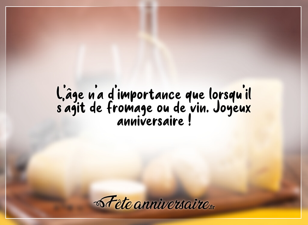 Texte D Anniversaire L Age N A D Importance