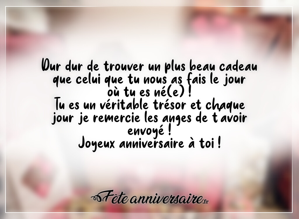 Texte Anniversaire Enfant Dur Dur De Trouver Un Plus Beau Cadeau