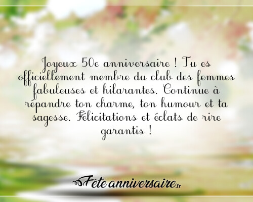 Joyeux Anniversaire à La Femme