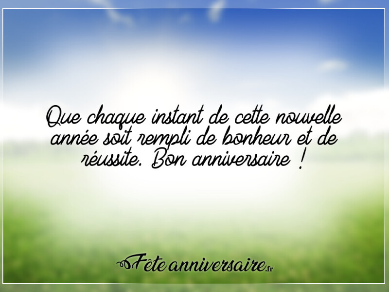 30 idées de beaux textes d'anniversaire bonheur et réussite pour ton anniversaire