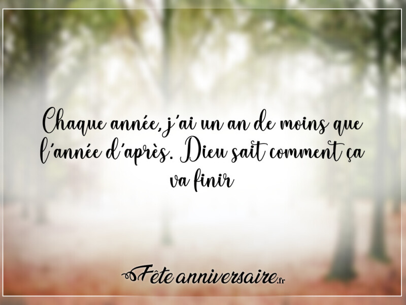 Citation anniversaire humour de tony duvert