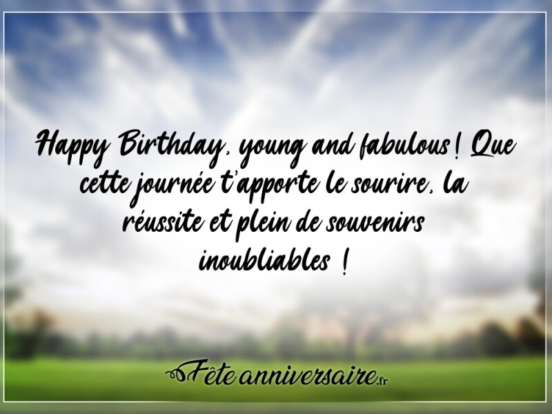 Message d'anniversaire sympa message anniversaire cool