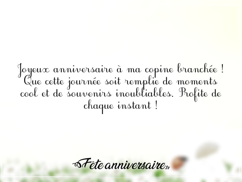 Message d'anniversaire sympa message anniversaire sympa à une copine