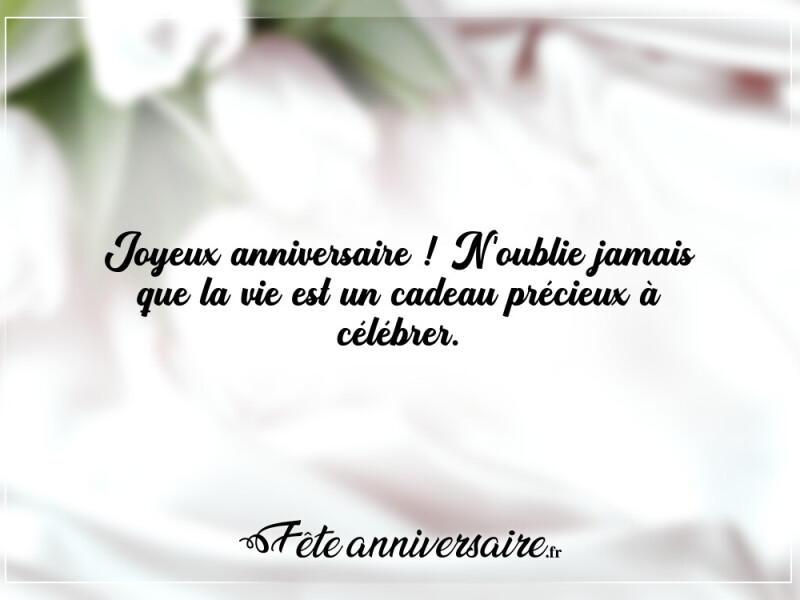 Texte anniversaire court et original joyeux anniversaire court et original