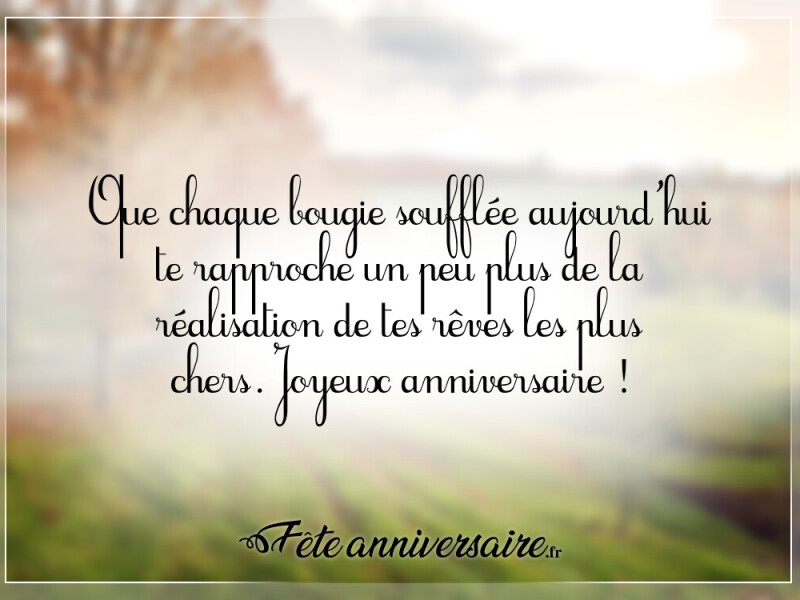 Texte anniversaire court et original texte court et unique anniversaire