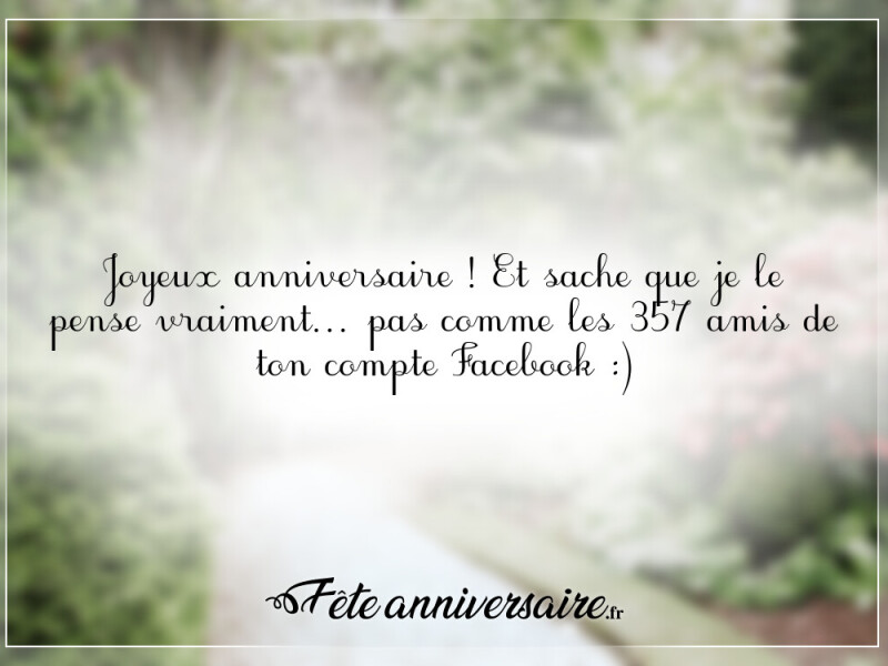 Texte anniversaire moderne anniversaire moderne sur facebook