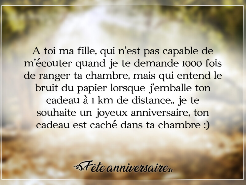 Textes d'anniversaire fille texte anniversaire fille humour